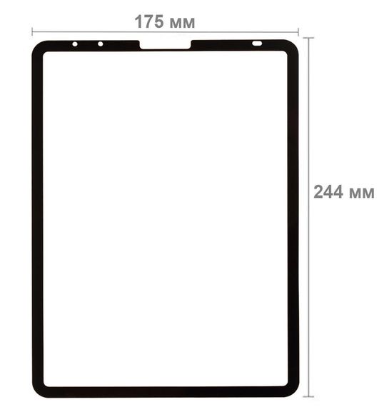 Захисне скло BeCover 10D для планшета Apple iPad Air 4 10.9" 2020 /  iPad Air 5 10.9" 2022 - Black | Зображення 2
