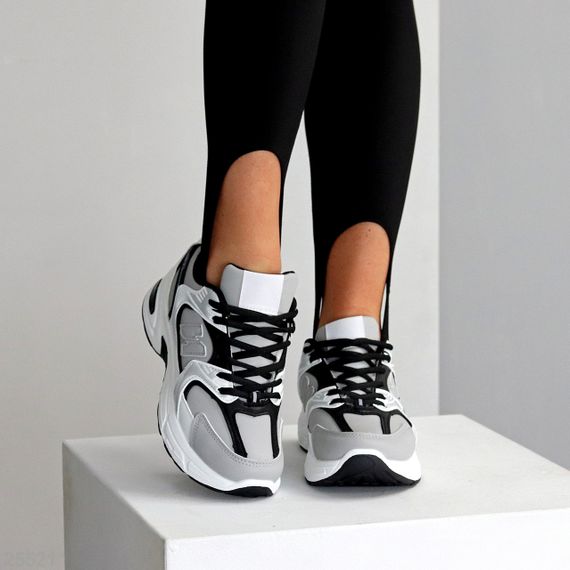 Повсякденні модельні сірі зимові кросівки доступна ціна