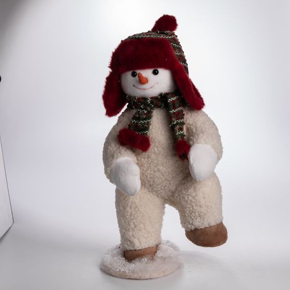 Новорічна фігурка Сніговик 21×21×45 (см) CR-4-11 | Зображення 3