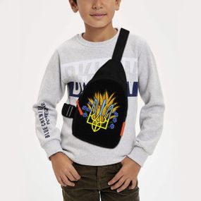 Сумка через плечо детская Трезубец Украина 29х17 см сумка слинг для мальчика (02229)