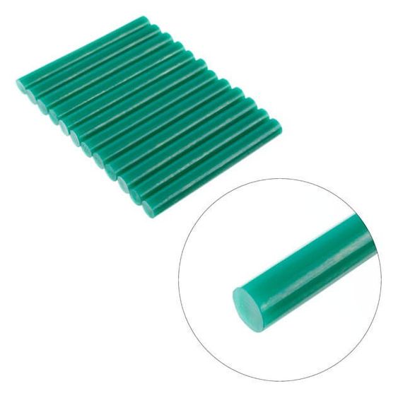 Комплект стрижнів клейових зелених 11,2*100 мм, 12 од. INTERTOOL RT-1056 | Зображення 2