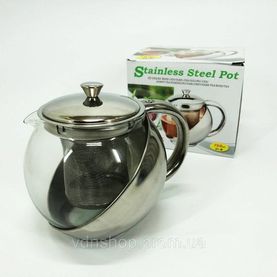 Красивый заварник UNIQUE, Стильный чайник для заварки, Эксклюзивные заварочные чайники DL-78 | Зображення 5