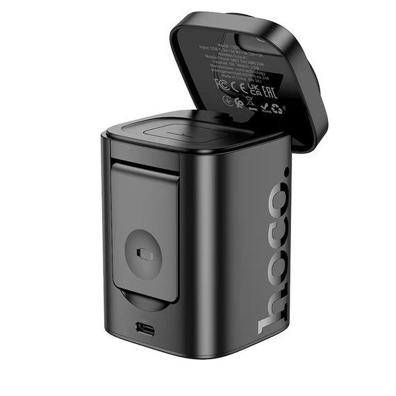 БЗП Hoco CQ20 Clever 3in1 15W Black | Зображення 3