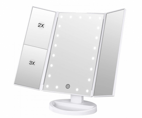 Зеркало для макияжа тройное с LED подсветкой EL-624 | Зображення 1