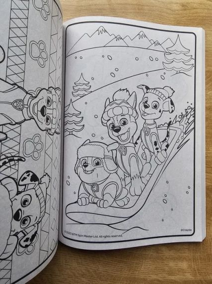 Большая книга раскраска Крайола Щенячий патруль 288 страниц Оригинал Crayola PAW Patrol Coloring Book | Зображення 8