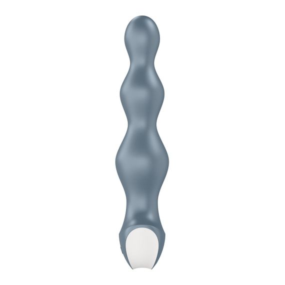 Анальний стимулятор-намистини з двома моторами Satisfyer Lolli-Plug 2, Сірий | Зображення 4