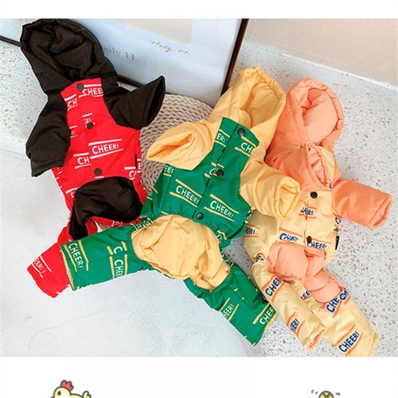 Зимний комбинезон для собак Cheepet "Cheer" красный | Зображення 4