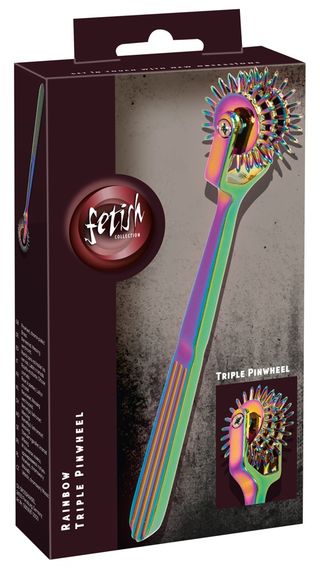 Колесо Вартенберга - Fetish Collection Rainbow Triple Pinwheel
