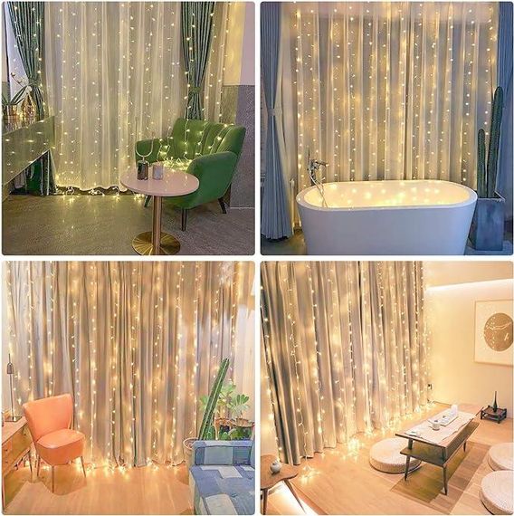 Гірлянди для весільної вечірки, дому, стіни, спальні, Дня Святого Валентина, Нового  року, внутрішнього наруч | Зображення 1