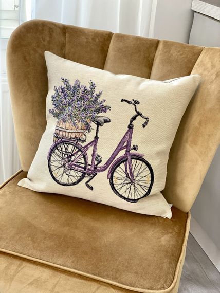 Наволочка гобеленова одностороння MALVA BIKE-NV Limaso | Зображення 2