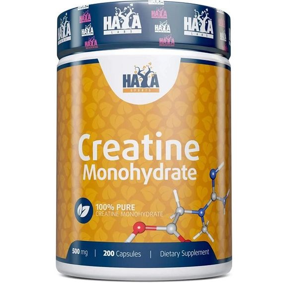 Креатин моногідрат Haya Labs Sports Creatine Monohydrate 500 mg 200 Caps