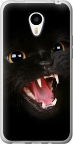 Чехол на Meizu M1/M1 mini Чёрная кошка "932u-188-17620"