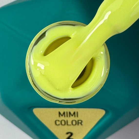 Гель-лак Victoria Avdeeva Mimi Color №2 (яскравий лаймово-жовтий) 12 мл HEMA & TPO FREE