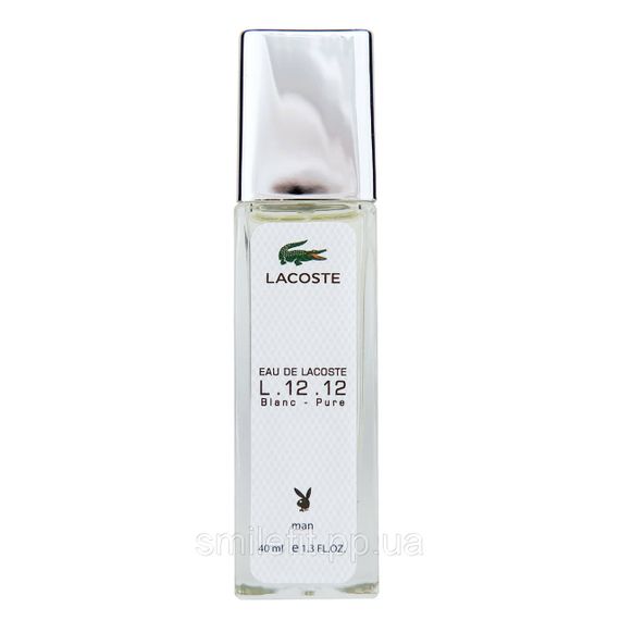 Lacoste Eau De Lacoste L.12.12 Blanc-Pure Pheromone Parfum мужской 40 мл | Зображення 1