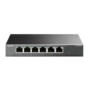 Коммутатор TP-LINK TL-SF1006P 6x1FE/4xPoE+ 67W неуправляемый 250м (TL-SF1006P)