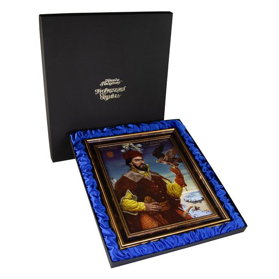 Картина-портрет “Гетьман Дмитро Вишневецкий” 39 х 47 см | Зображення 3