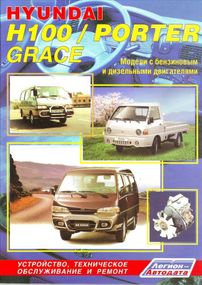 Hyundai H100, Porter, Grace. Руководство по ремонту и эксплуатации. Книга.