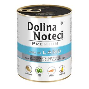 Dolina Noteci Premium 800г консерва для собак с ягненком,овощами и рисом