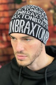 Мужская  шапка «Braxton» (5160) черный + маренго