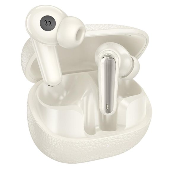 Бездротові навушники HOCO EQ23 Plus Duke Ⅱ true wireless ANC+ENC BT headset Milky White