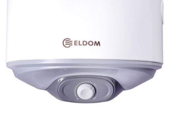 Водонагреватель Eldom EUREKA 120 л, 2,0 кВт, "сухой" ТЭН, вертикальный, цилиндрический, белый (WV12046D) | Зображення 4