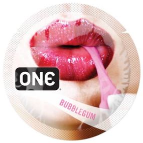 Набір оральних презервативів One Flavor Waves Bubblegum зі смаком жувальної гумки (ціна за 5шт.) sexstyle