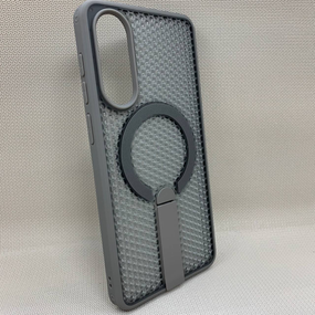 Чохол магнітний для Samsung S25 Edge Wlons Hybrid MagSafe матовий протиударний PC+TPU Сірий