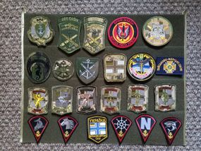 Стенд для шевронов 100*100см (зеленый)