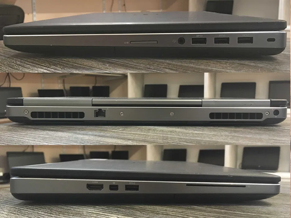Ноутбук Dell Precision 7510|15.6 FHD,IPS/i7-6820HQ/32GB/M2000M 4GB/512+500 HDD | Зображення 2