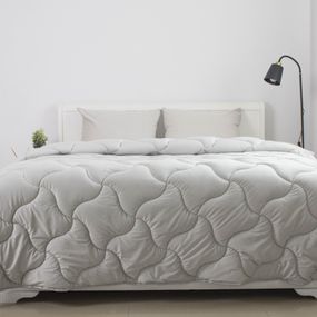Ковдра євро ТЕП VELOUR 1-04872_34485 200х210 см світло-сіра