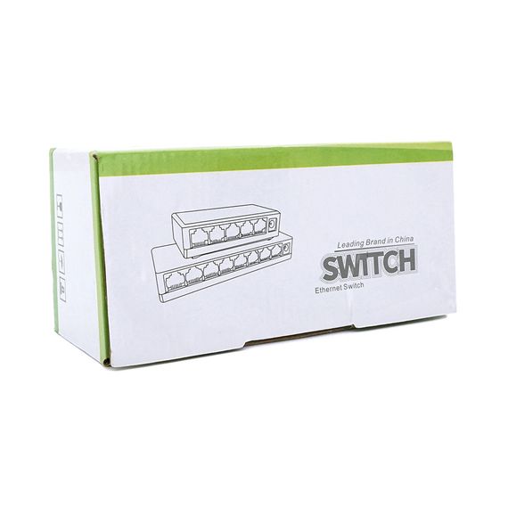 Комутатор JY 5008S 8 портів Ethernet 10/100 Мбіт/сек. DC 5 . Блок живлення 5V у комплекті | Зображення 1
