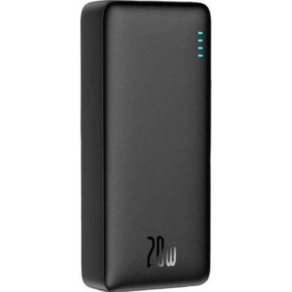 Павербанк Baseus Airpow 20000 mAh, швидка зарядка 20W QC3.0 PD3.0, USB + Type‑C, чорний | Зображення 3