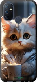 Чохол на OnePlus Nord N100 Білий кіт "5646b-2130-2448"