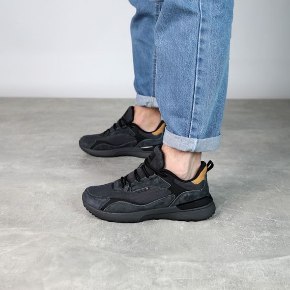 Кросівки чоловічі замшеві 591336 Сині 41 42 43 44 45 | Зображення 7