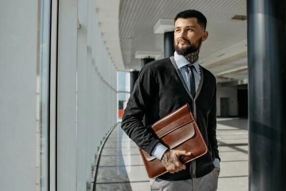 Шкіряний чохол для ноутбука Skin and Skin Sleeve 15.6 Коньячний (LC04CO-15) | Зображення 5