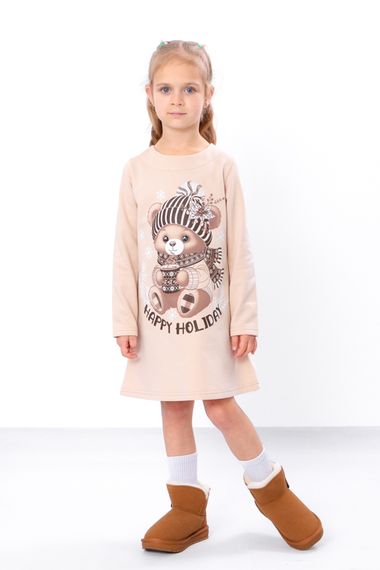 Сукня для дівчинки Носи своє 110 Бежевий (p-15691-179614) | Зображення 1