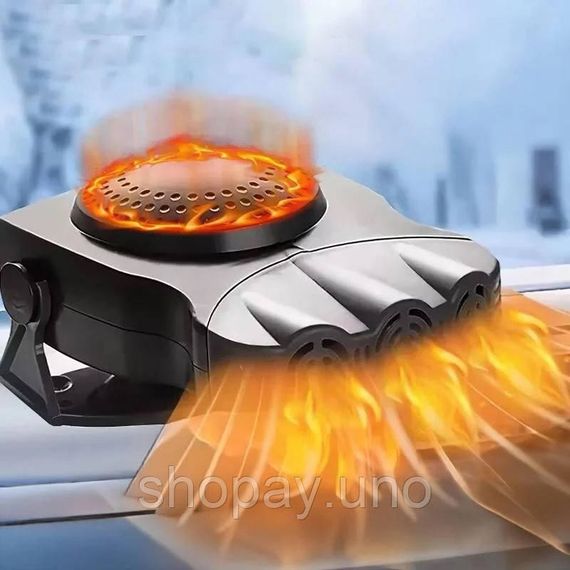 Тепловентилятор автомобильный Car Fan CF-612, дуйка для авто, Универсальный обогреватель в машину | Зображення 1