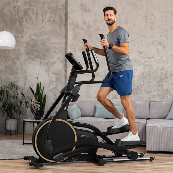 Орбитрек Hop-Sport HS-250CF Jucon черно-золотистый | Зображення 1