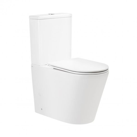 Унітаз Qtap Scorpio підлоговий Ultra Quiet з сидінням Slim Duroplast/ Soft-close/ Quick relase QT14222125AUQW