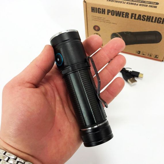 Ручний ліхтарик W5184-6XHP360, Супер яскравий ліхтарик, Суперпотужний пошуковий ручний ліхтар тактичний | Зображення 1