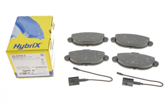 Колодки гальмівні передні Fiat 500 07- Ford Ka 08- +датчики L=195mm  22-0159-3 | Зображення 5