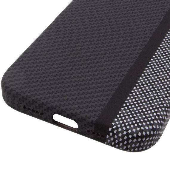 TPU чохол Pixel Craft with Magnetic Fit для Apple iPhone 16 (6.1") Carbon Line | Зображення 4