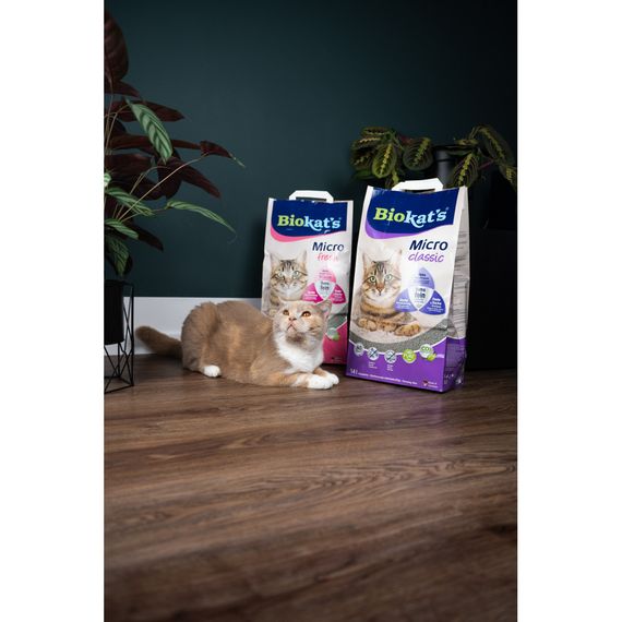 Наповнювач Biokat s для котячого туалету Micro Fresh бентоніт 6л | Зображення 2