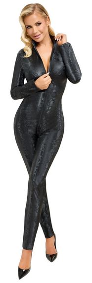 Комбінезон Cottelli Collection Jumpsuit Snake 2730740 black - S Sex Aura | Зображення 1