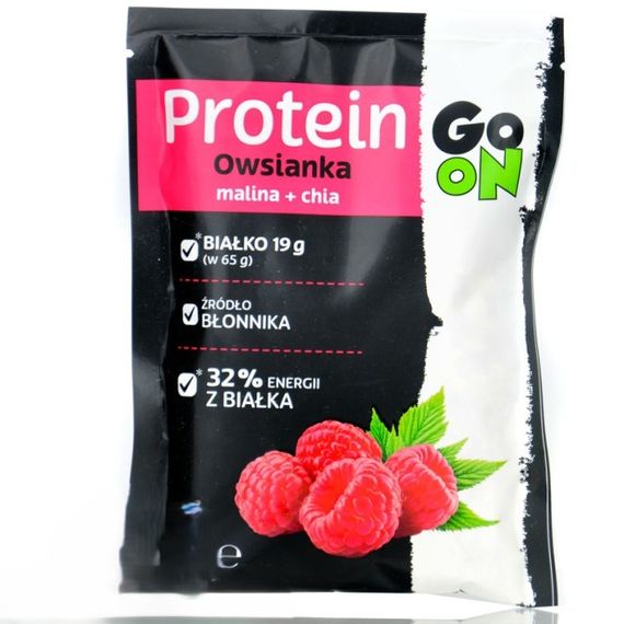 Овсяная каша с протеином Go On Porridge Raspberry &amp; Chia 65g