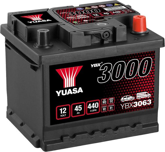 Аккумулятор Yuasa 12V 45Ah SMF Battery YBX3063