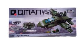 Конструктор 42301 Qman "Військовий транспорт", від 73дет до 90дет., Ціна за 1 конструктор, в коробці (6903317464586) Винищувач, корабель 2в1 Вид 4