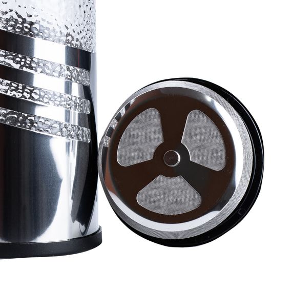 Чайник заварочный с фильтром френч пресс 1л Серебристый HP33536 | Зображення 3