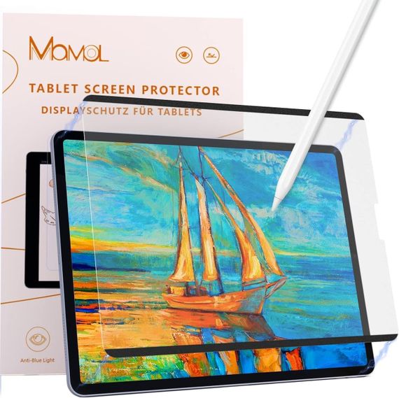Магнітна захисна плівка 2 шт для iPad 10.2" 9, 8, 7 покоління 2019, 2020, 2021, Paperfeel знімне антиблікове покриття Mamol