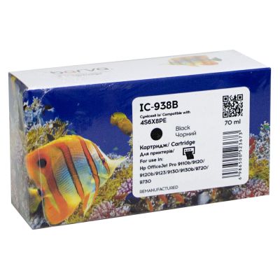 Картридж Barva HP 938 4S6X8PE 1250с black (IC-938B)